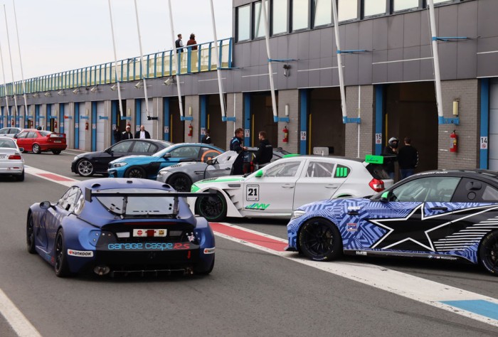Foto tijdens een trackday op het circuit