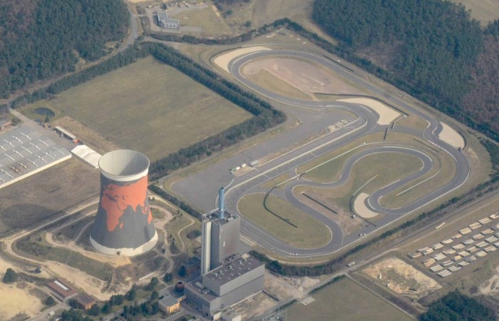 Luchtfoto circuit meppen duitsland